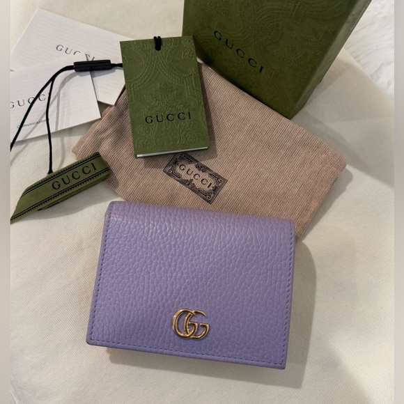 SOLD‼️GUCCI Limited Edition GG Marmont Bifold Wallet RARE - Picture 9 of 17